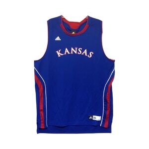 Kansas NCAA Basketball Jersey 2XL Red Royal Blue